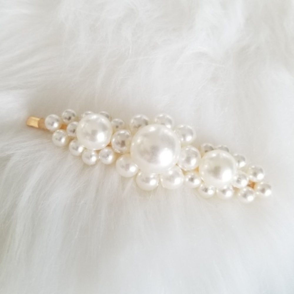 HAIR PIN FAUX PEARLS - Picture 3 of 4